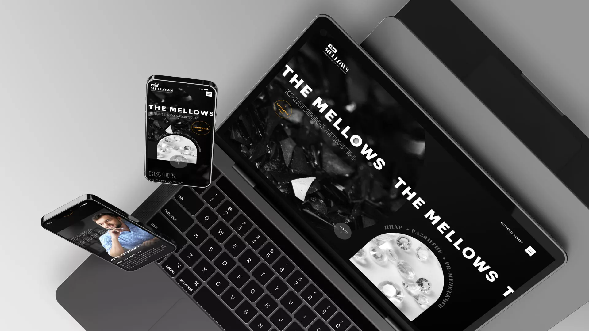 Разработка сайта креативного агентства «The Mellows» в Мещовске